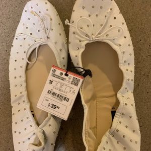 Zara cute ballerina flats 💜
